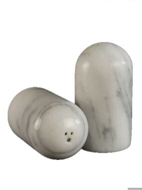 Vintage Marble Salt & Pepper Shaker Set